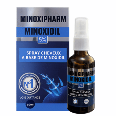 Minoxipharm Minoxidil 5% – Traitement Anti-Chute & Stimulant de Pousse des Cheveux