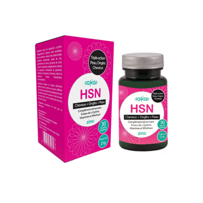Sakal HSN Cheveux + Ongles + Peau 30 gelules
